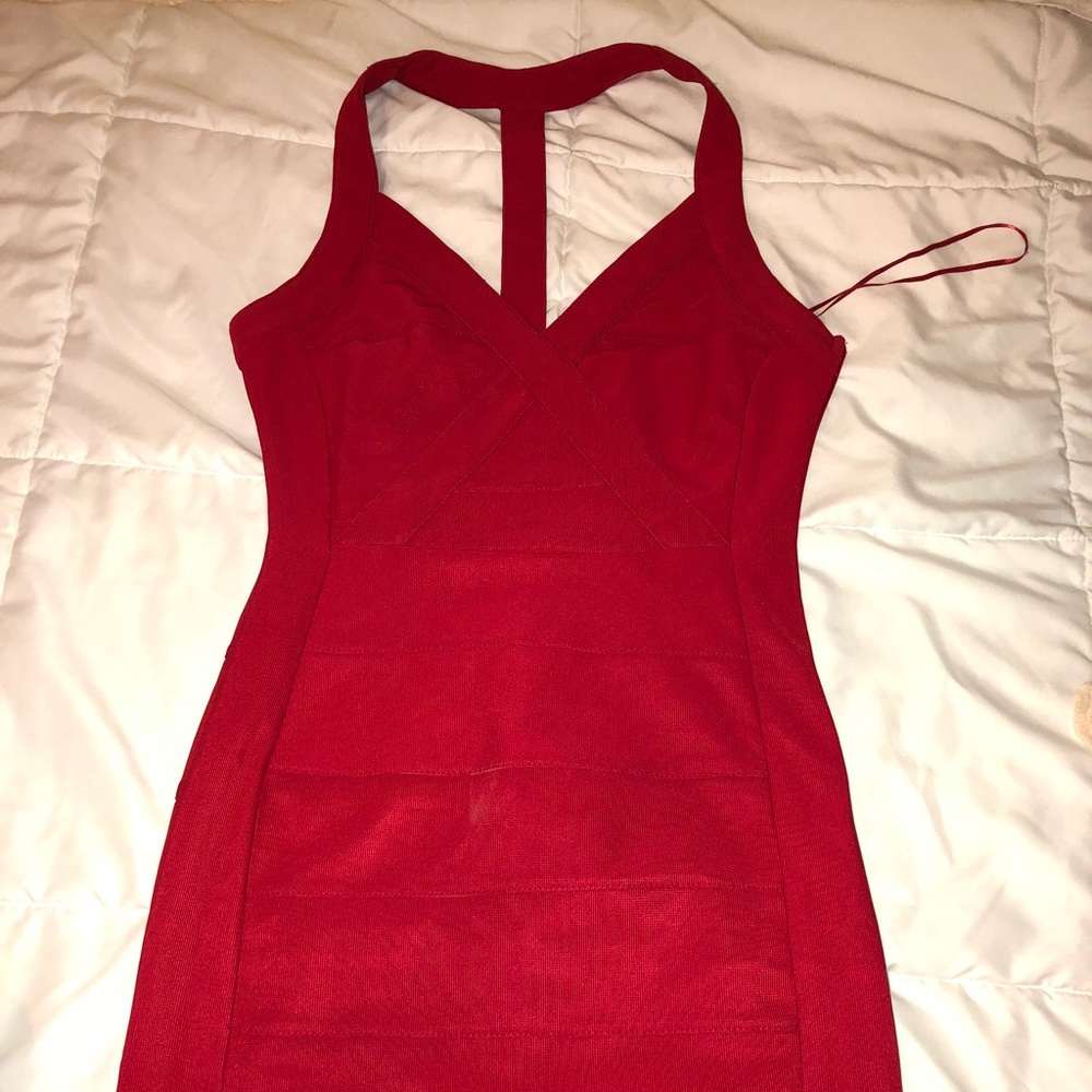 Red Body Con dress